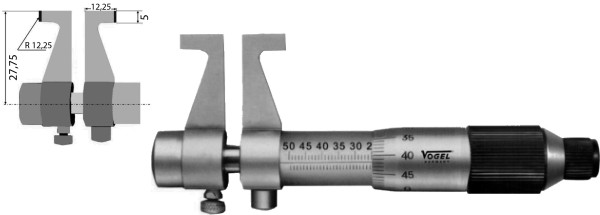 Innenmessschraube, 75 - 100 mm