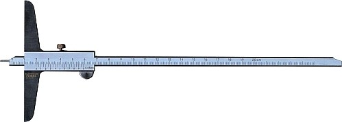 Messbereich 80mm Tiefenmesser DIN 862 Tiefenmessschieber mit rundem Messstift 