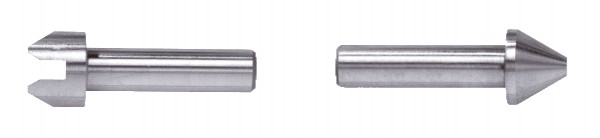 Abbildung: Gewinde-Messeinsatz Stahl gehärtet Innen 0,4 - 0,5 (Das Bild kann vom Original geringfügig abweichen.)