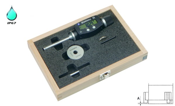 Bowers XTD 3 Punkt Innenmessschrauben digital SATZ, 6 mm - 10 mm