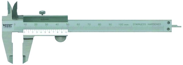 Abbildung: Klein-Messschieber mit Feststellschraube DIN 862 0 - 100 mm