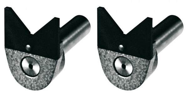 Abbildung: Prismeneinsätze für Reitstöcke, Paar 100 mm / 150 mm (Das Bild kann vom Original geringfügig abweichen.)