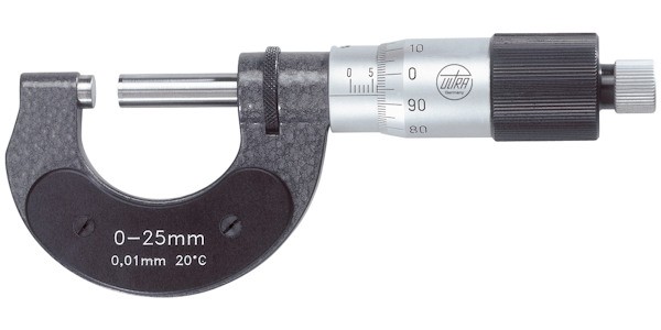 Abbildung: Präzisions-Bügelmessschraube, 100er Teilung 150 - 175 mm (Das Bild kann vom Original geringfügig abweichen.)