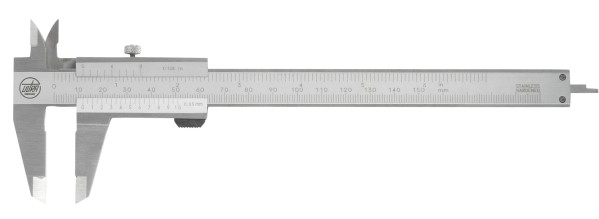 Abbildung: Taschenmessschieber Präzisionsausführung 0 - 150 mm (Das Bild kann vom Original geringfügig abweichen.)