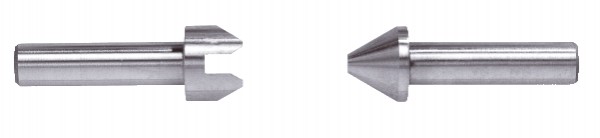 Abbildung: Gewinde-Messeinsatz Stahl gehärtet Aussen 2 - 3 (Das Bild kann vom Original geringfügig abweichen.)